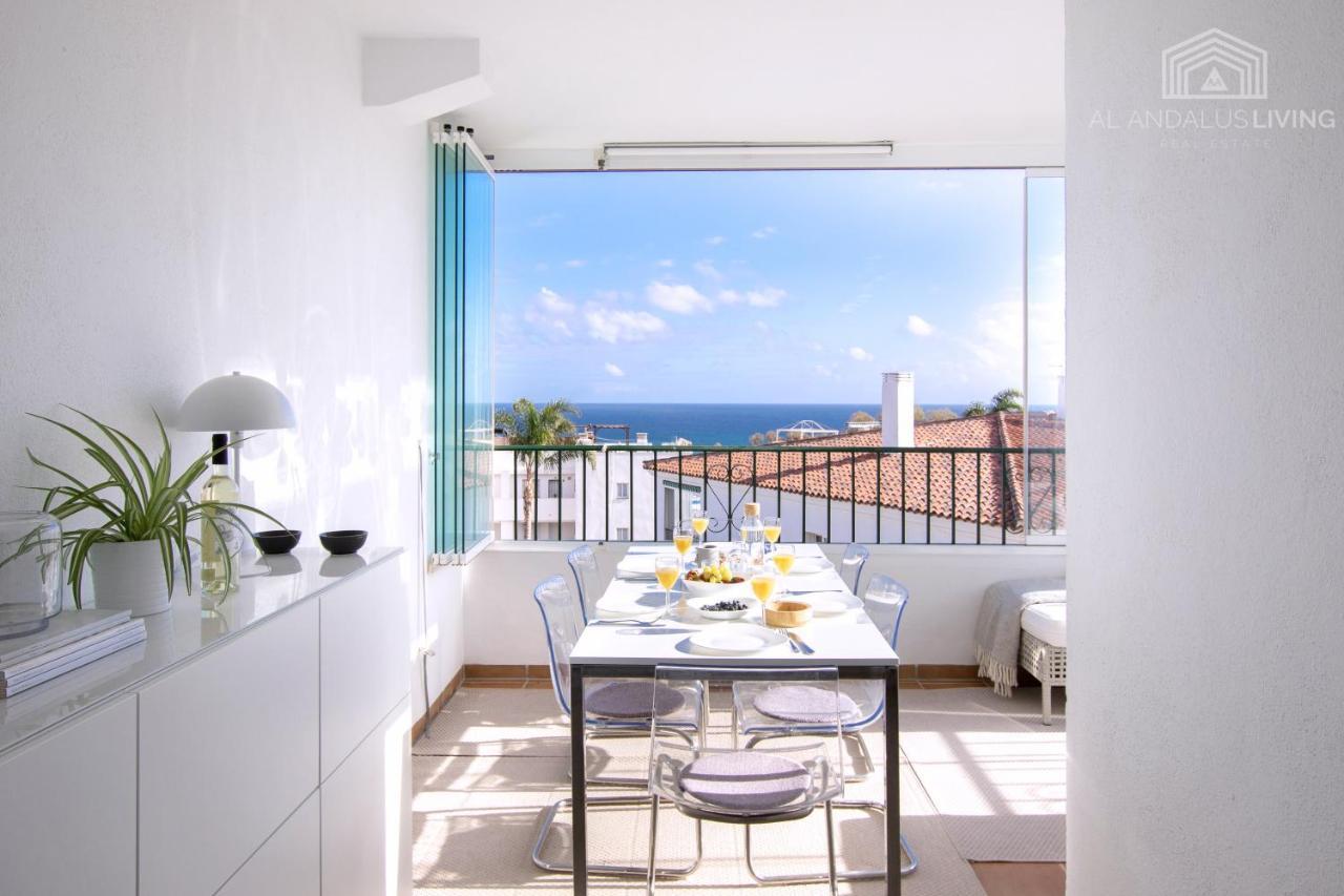 Scandinavian Style Apartment With Amazing Sea Views And South West Facing Sunny Terrace In Miraflores Walking Distance To The Beach! Málaga Exterior foto