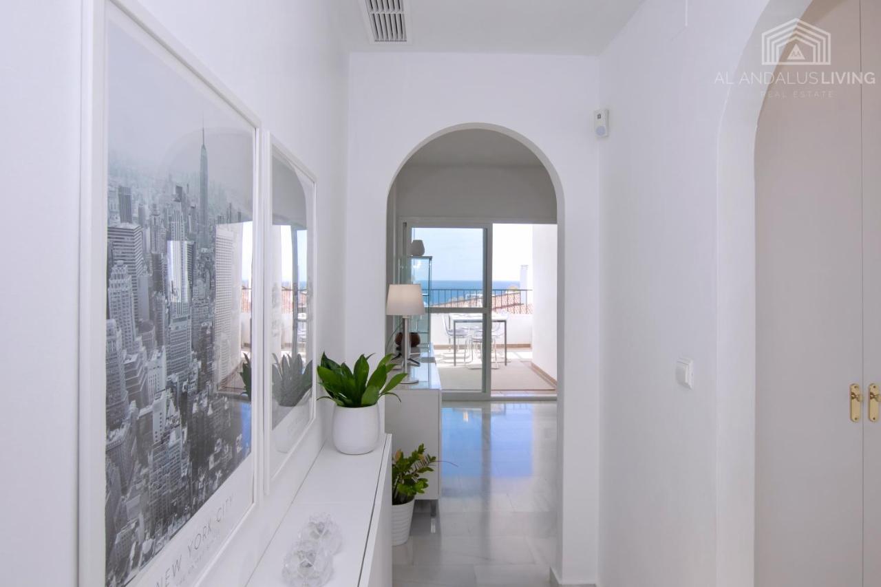 Scandinavian Style Apartment With Amazing Sea Views And South West Facing Sunny Terrace In Miraflores Walking Distance To The Beach! Málaga Exterior foto